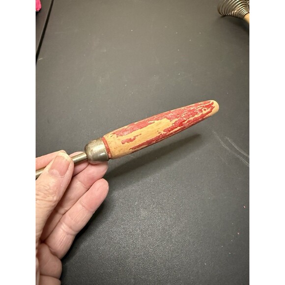 Vintage Spatula Red Handle No Markings - Picture 5 of 6